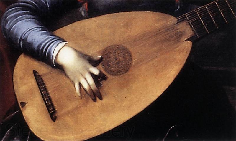 SARACENI, Carlo Saint Cecilia and the Angel (detail) af